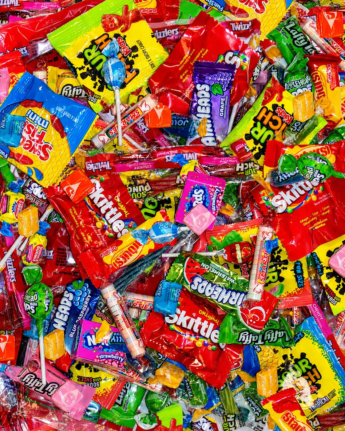 Bulk Candy Variety Pack 5 lb 250 Ct, Individually Wrapped Fun Size Candy