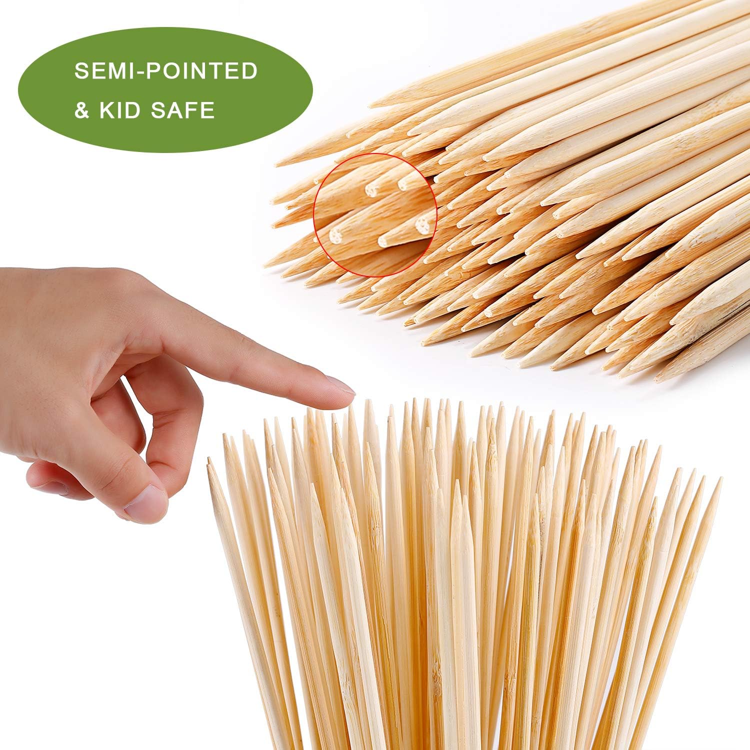 60 PCS Smores Sticks for Open Fire Pits, 30" Marshmallow Roasting Sticks
