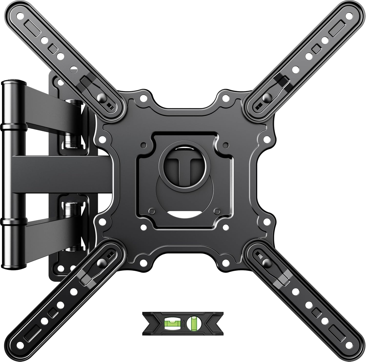 USX Mount TV Wall Mount for Most 26-60 Inch TVs up to 77 lbs, Full Motion Wall Mount TV Bracket with Swivel Tilt Single Stud Design for Corner, Max VESA 400x400mm fit Most 32 40 42 43 50 55 60 TVs