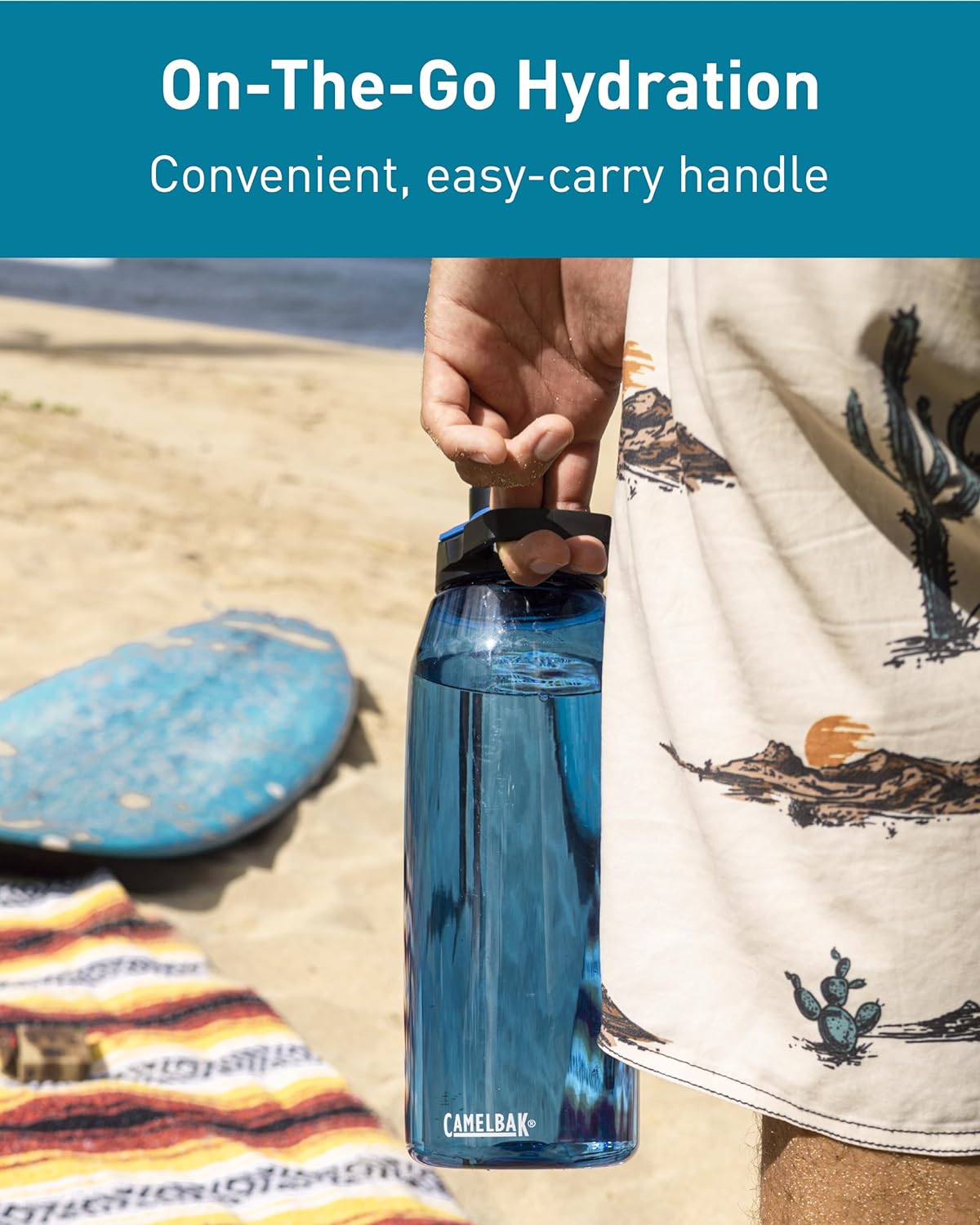 CamelBak Chute Mag Water Bottle with Magnetic Leak‑Resistant Cap, Lightweight Tritan Design for Everyday Hydration