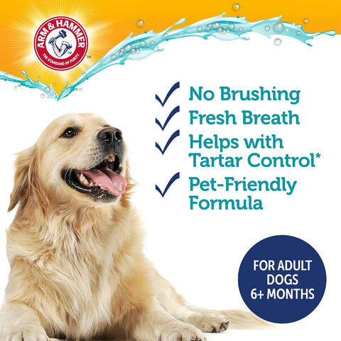 Arm & Hammer Complete Care Dog Dental Water Additive, 16 Fl Oz