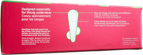 Carefree Thong Pantiliners-Unscented- 49 Count (Pack of 3)
