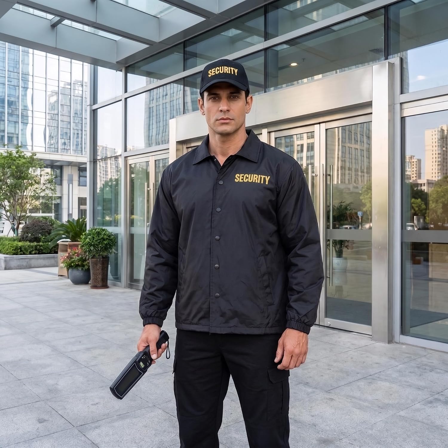 First Class 100% Nylon Windbreaker with Security I.D I