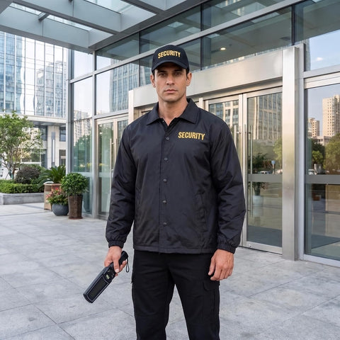 First Class 100% Nylon Windbreaker with Security I.D I
