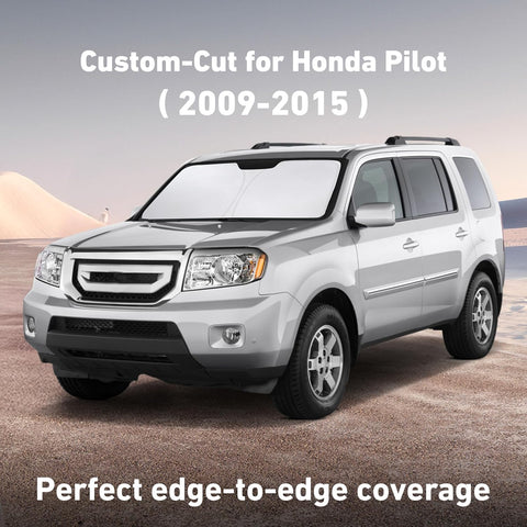EcoNour Windshield Sunshade Compatible for Honda Pilot 2009-2013 2014 2015