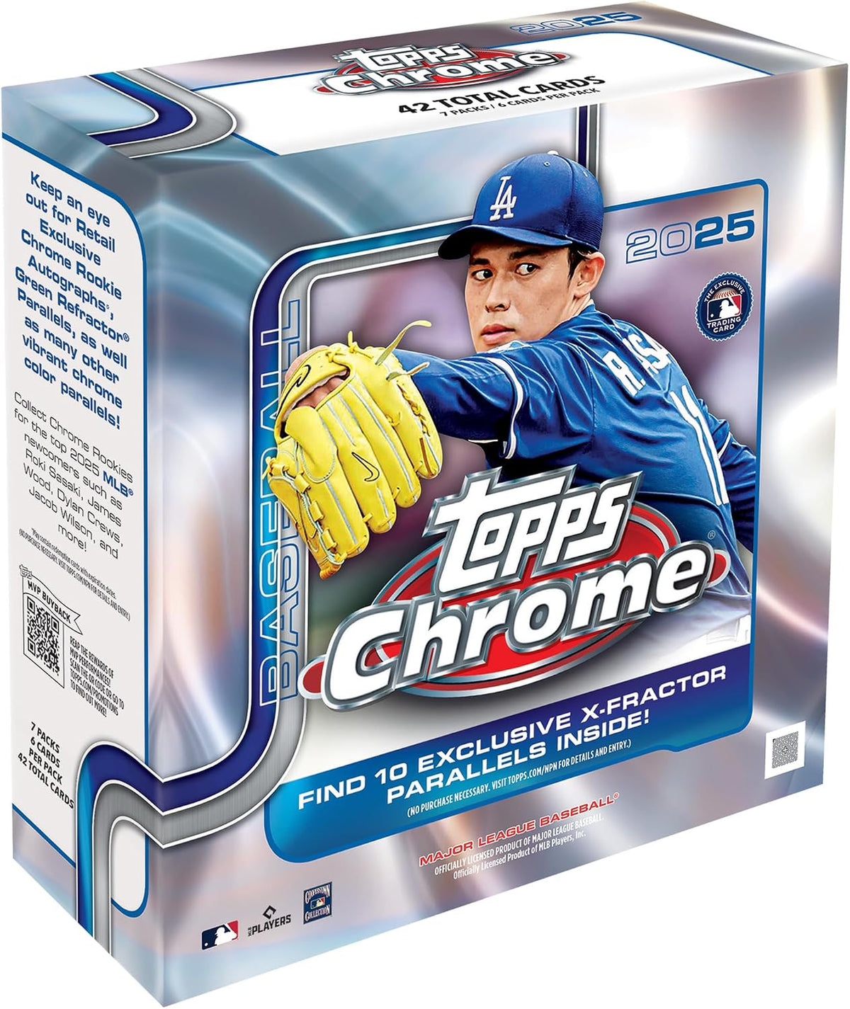 2025 Topps Chrome MLB Baseball - Factory Sealed - Mega Box