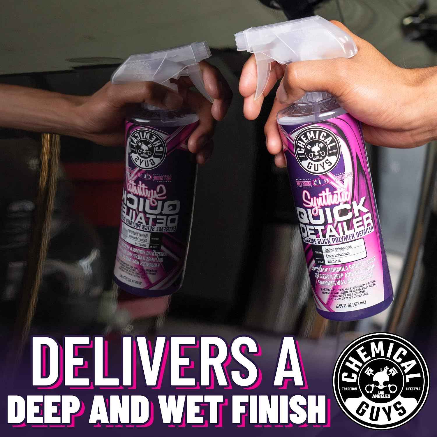 Chemical Guys, Synthetic Quick Detailer Spray, High Gloss & Slick, 16 oz