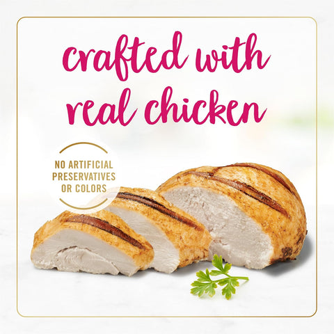 Fancy Feast Chicken Feast Classic Pate Collection Grain Free Wet Cat Food Multi-Pack - (Pack of 24) 3 oz. Pull-Top Cans