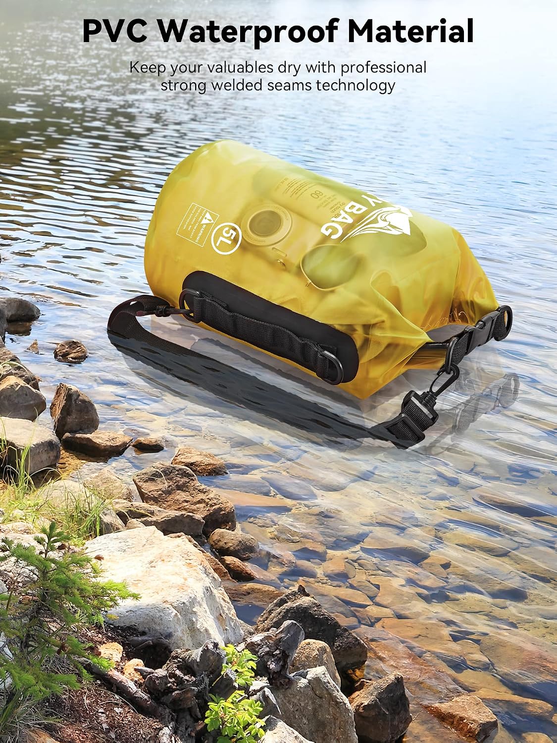 HEETA Dry Bag Waterproof Backpack with Phone Case 5L/10L/20L/30L/40L
