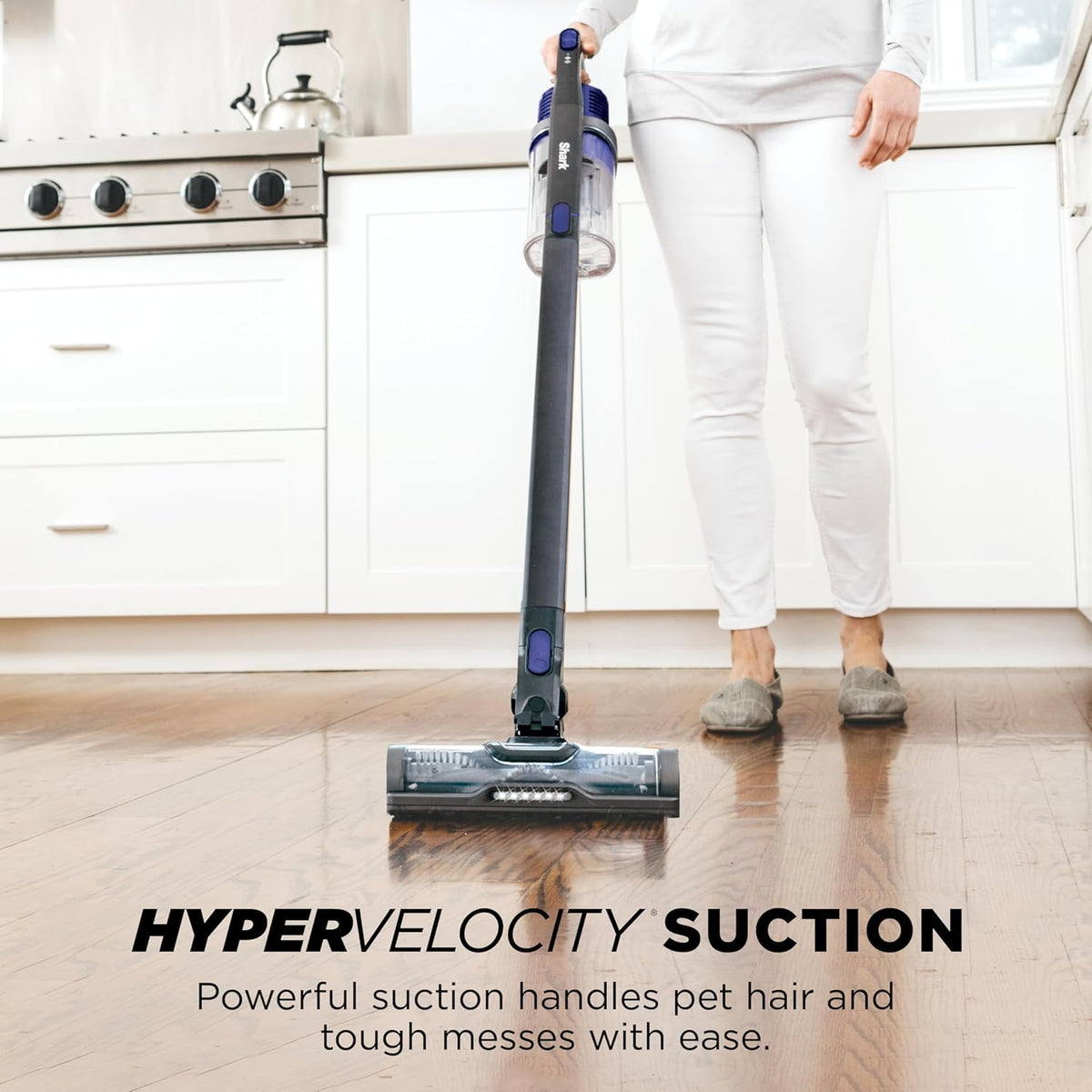 Shark Pet Cordless Stick Vacuum, Grey, IX141