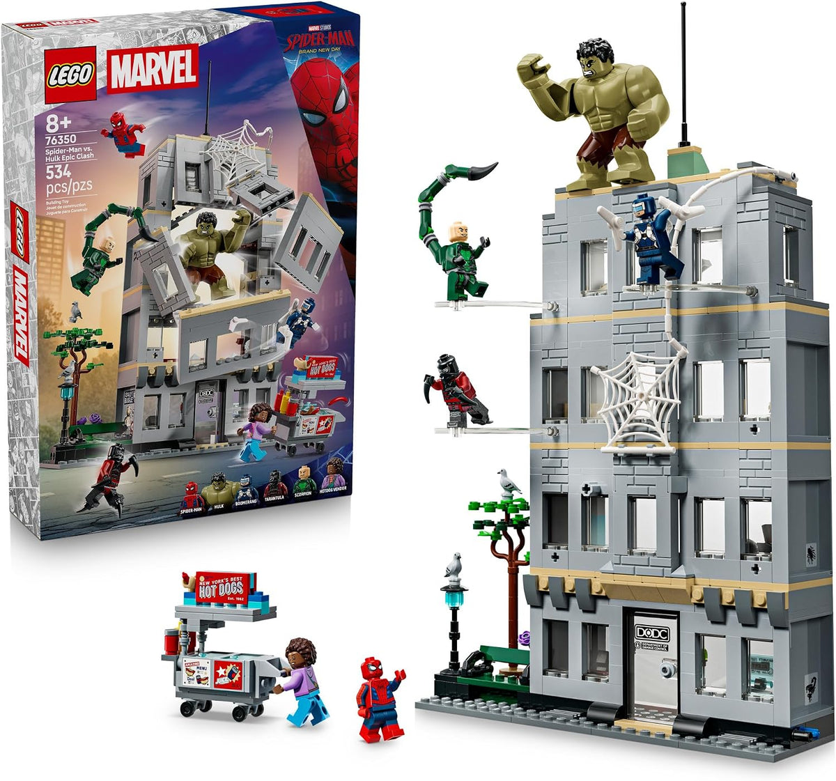 LEGO Marvel Spider-Man vs. Hulk Epic Clash 76350