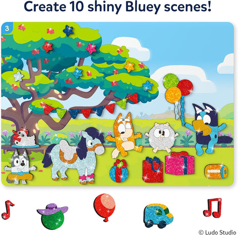 Skillmatics Foil Fun Bluey, DIY Foil Art & Craft Activity, Gift for Kids