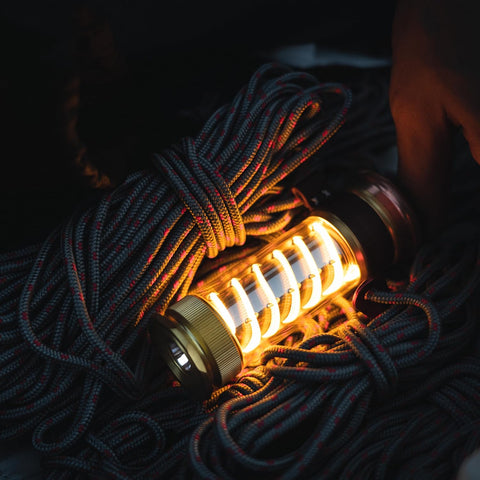 Barebones Edison Light Stick – Brass, USB Rechargeable LED Lantern