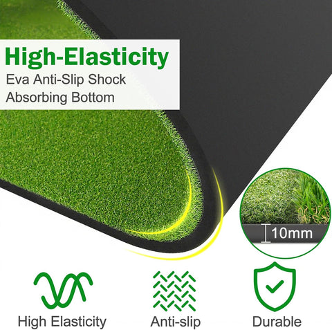 5x4ft Golf Hitting Mat with Tees, Thick EVA Base, Indoor & Outdoor