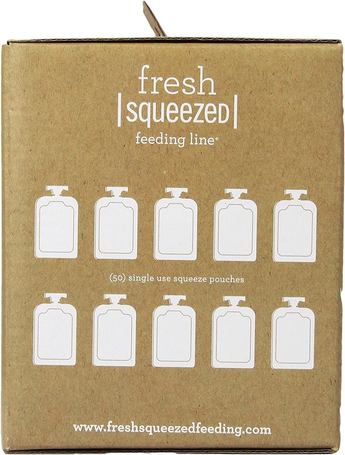 Infantino Disposable Baby Food Pouches, 4oz, Homemade Baby Food, 50-Pack