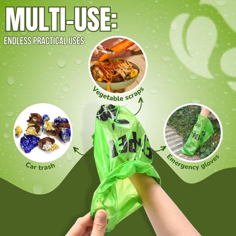 Pet N Pet Poop Bags for Dogs, 1080 Count, Plant Based, Unscented, Green