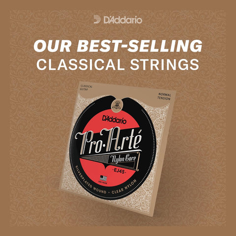 D'Addario Pro-Arte Nylon Classical Guitar Strings, Normal Tension