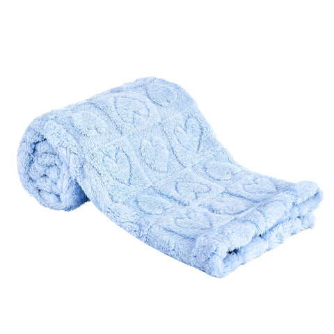 Yurhap Heart Baby Blanket, Love Plush Fleece Baby Blankets for Boys Girls