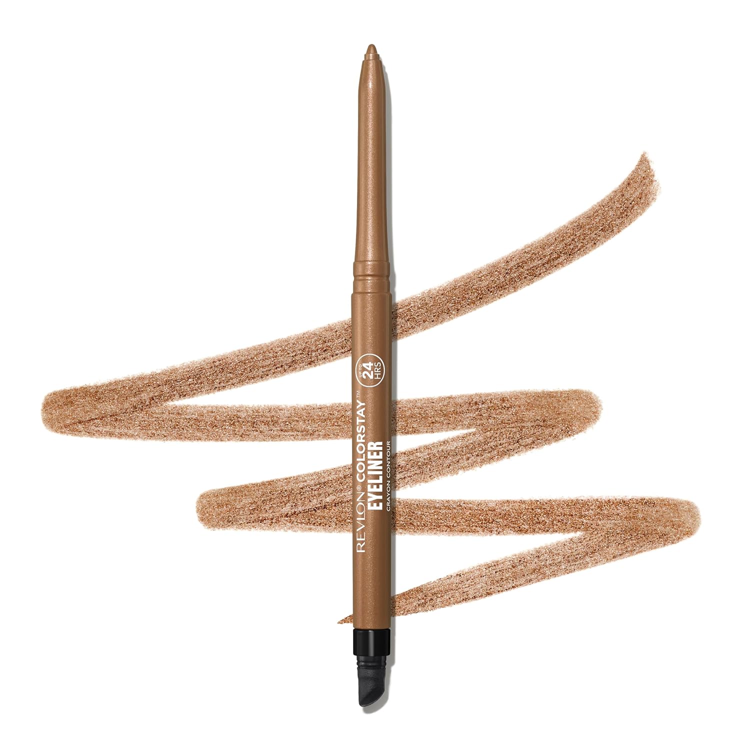REVLON ColorStay Pencil Waterproof Eyeliner, 212 Bronze, 0.01 oz