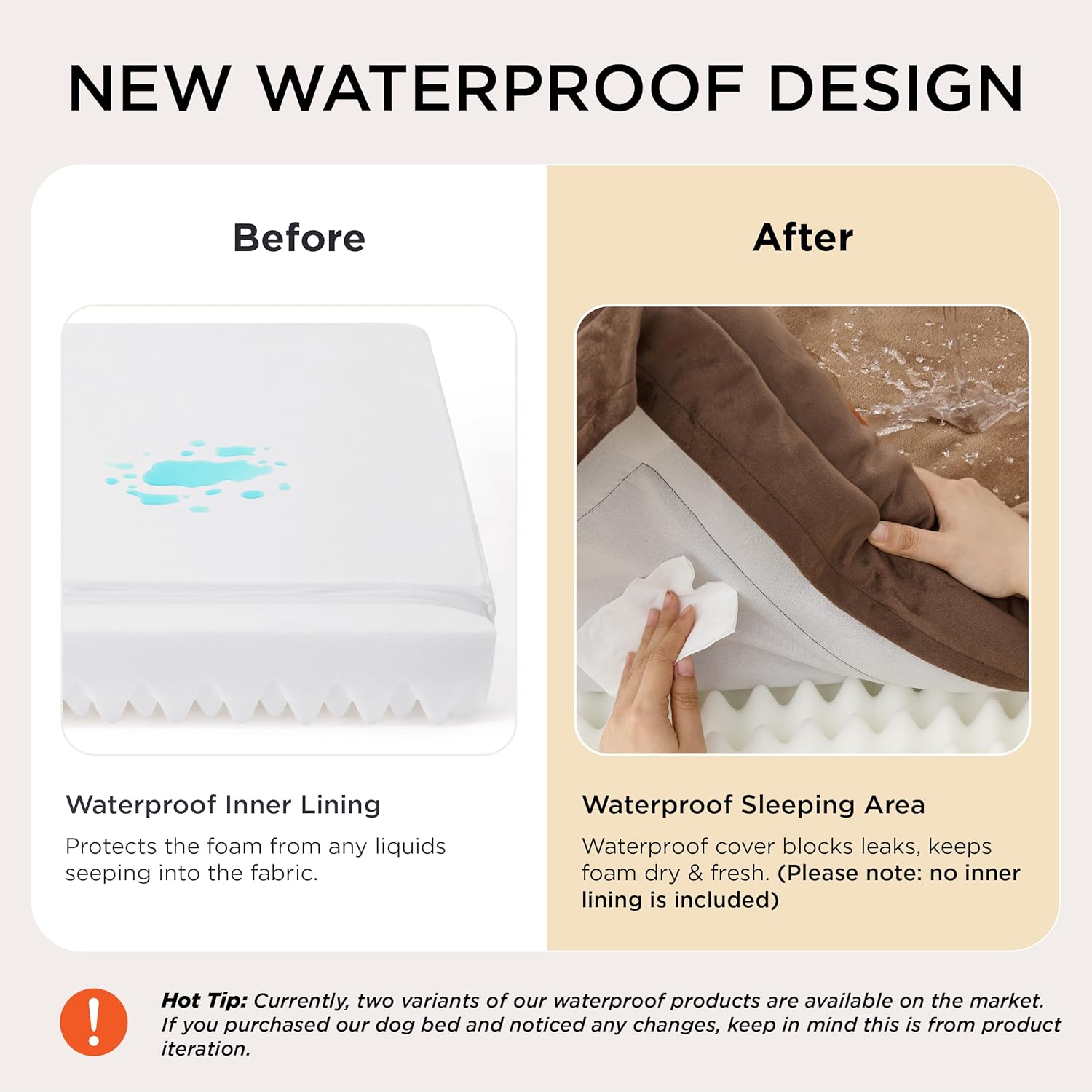 Bedsure Orthopedic Dog Beds for Medium Dogs with Removable Washable Cover