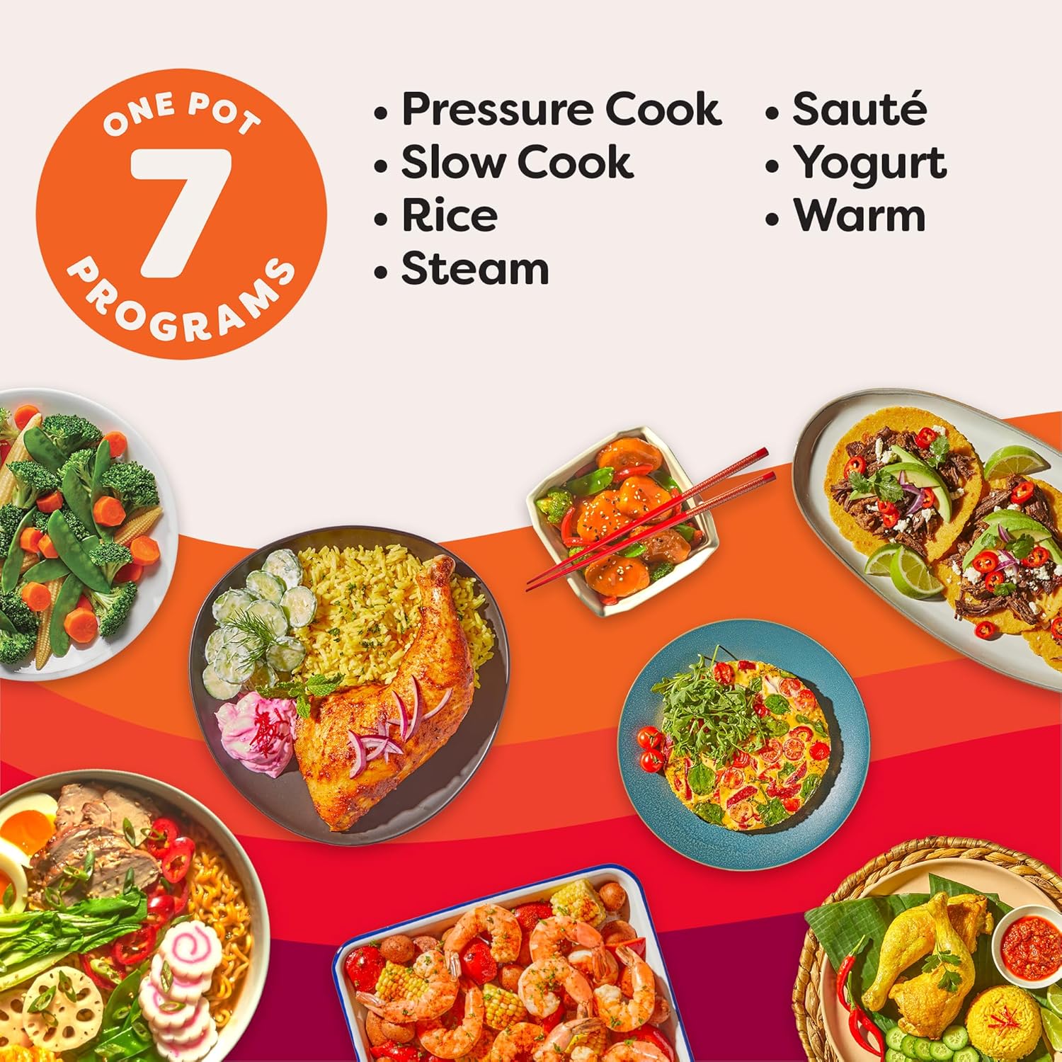Instant Pot Duo 6 Qt 7-in-1 Electric Pressure Cooker, Stainless Steelt