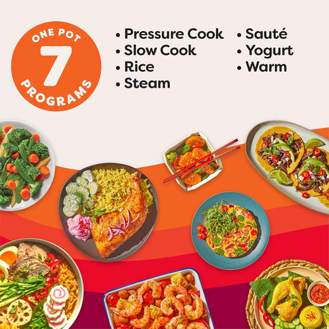 Instant Pot Duo 6 Qt 7-in-1 Electric Pressure Cooker, Stainless Steelt