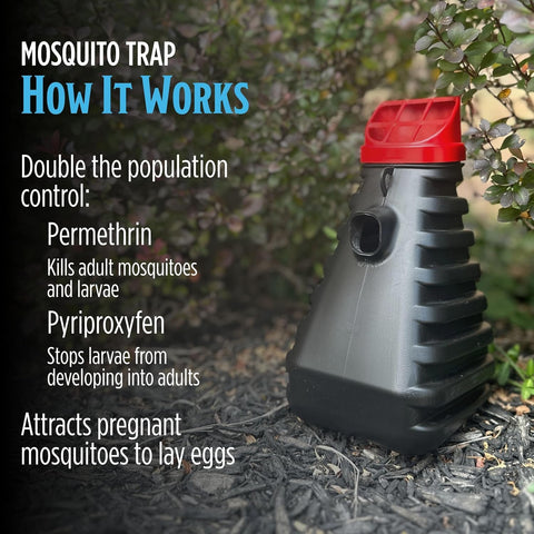 Grandpa Gus's Mosquito Trap and Outdoor Bug Killer for Outdoors, 2 Pack