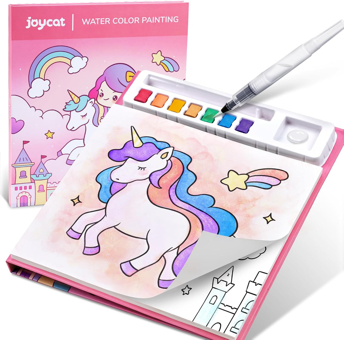 JoyCat Paint with Water Coloring Books for Toddlers (Magical Pony)