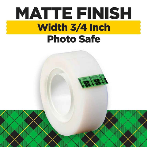 Scotch Magic Tape, Invisible, 16 Rolls | Home Office Supplies and Back to School Supplies for College and Classrooms
