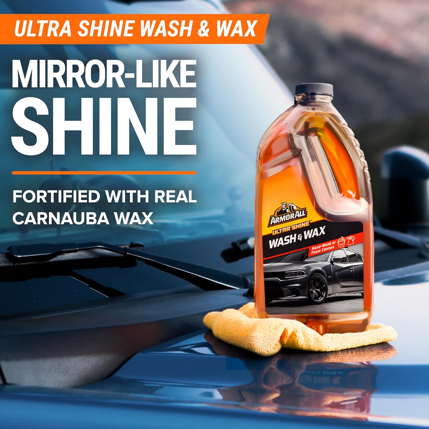Armor All Cleaning Kit, Car Wash Soap, Wash Mitt & Microfiber Towel
