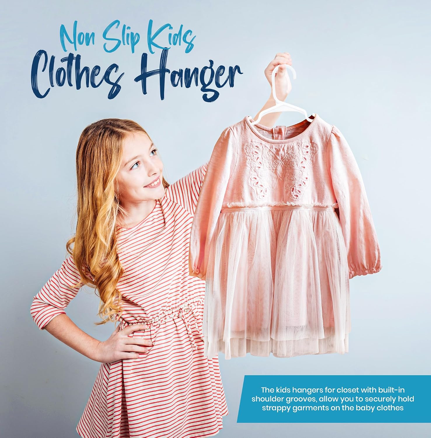 Utopia Home Kids Hangers 360 Pack – 11.5 Inch Baby Closet Hangers White