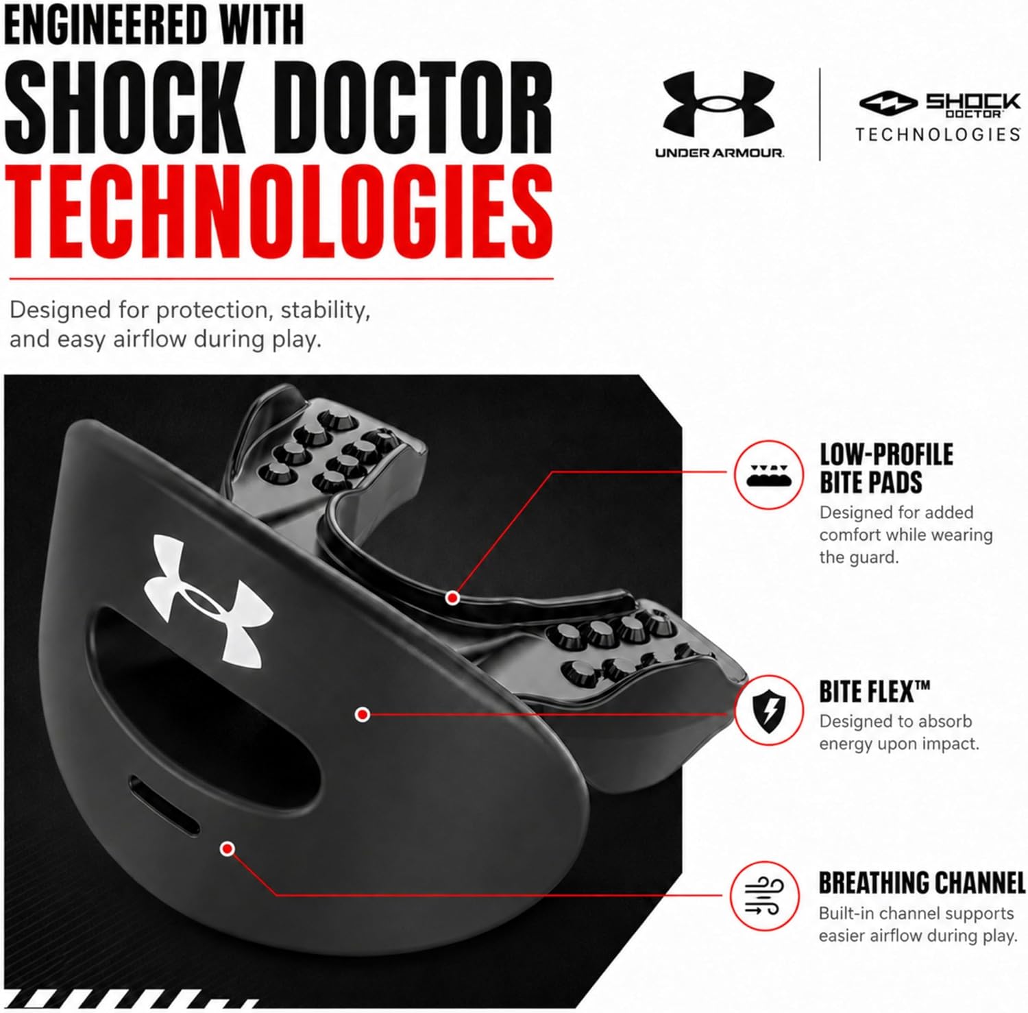 Under Armour Armour Air Lip Guard Blue One Size
