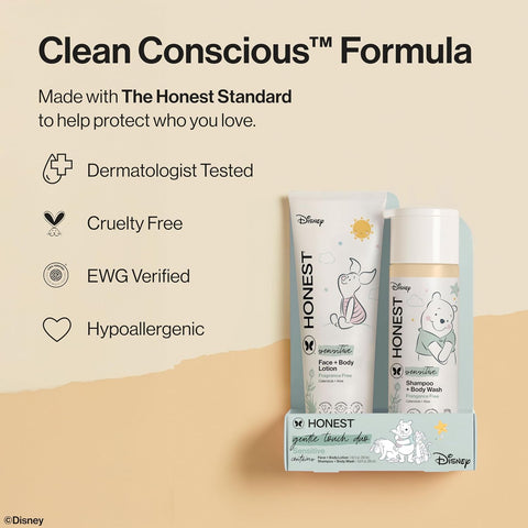 The Honest Company Shampoo & Lotion Bundle, Disney Design, 18.5 fl oz