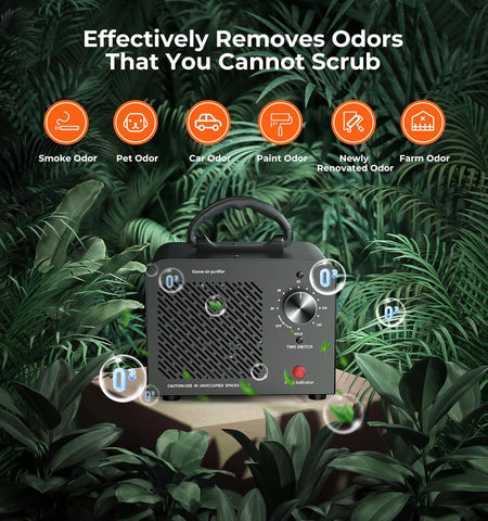 Ozone Generator 48,000mg, Ozone Machine Odor Eliminator Removal, O3 Ionizer