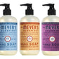 MRS. MEYER'S CLEAN DAY Liquid Hand Soap Variety Pack, 1 Rain Water Scent Hand Soap, 1 Oat Blossom Scent Hand Soap, 1 Plum Berry Scent Hand Soap, 12.5 FL OZ (3 CT)