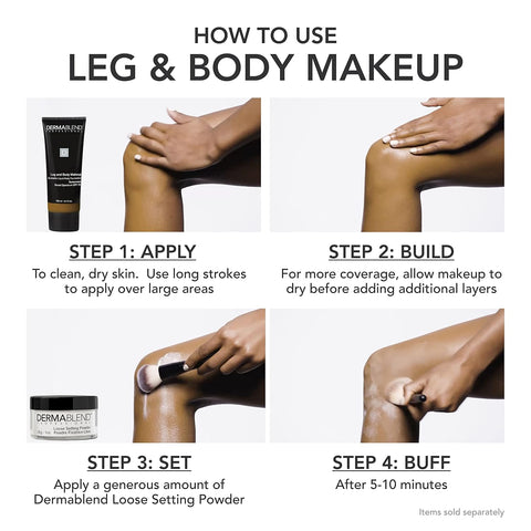 Dermablend Leg & Body Makeup Foundation SPF 25, 35C, 3.4 fl oz