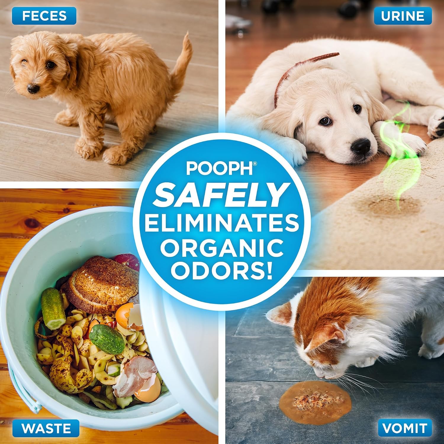 POOPH Pet Odor Eliminator Spray, 16 oz