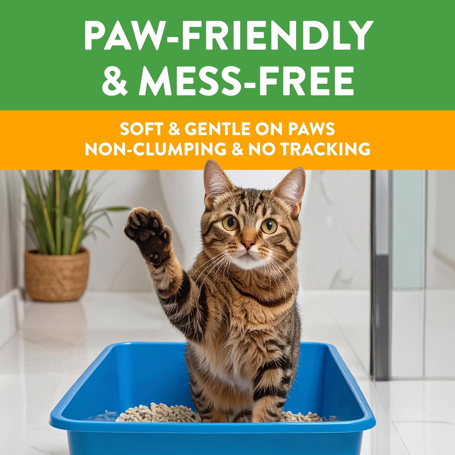 Feline Pine Platinum Non-Clumping Cat Litter 17lb