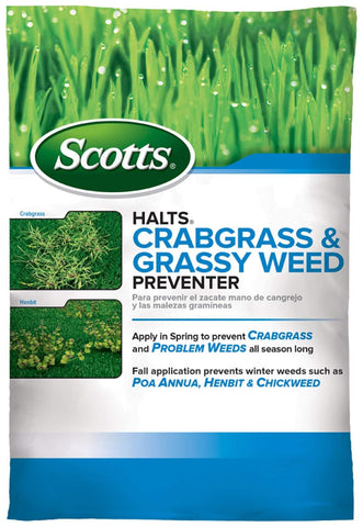 Scotts Halts Crabgrass & Grassy Weed Preventer, 10.06 lbs.