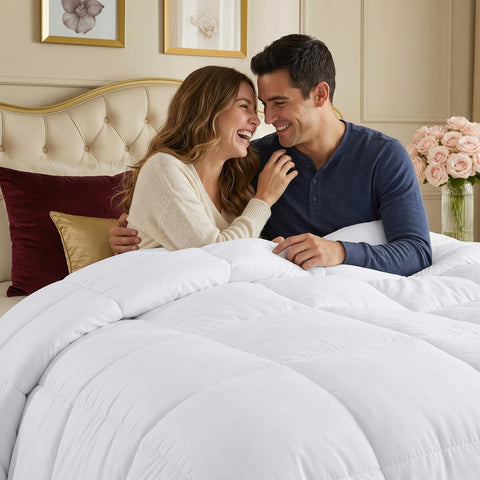 Utopia Bedding Duvet Insert, Comforters Queen Size 88 x 88 Inches, White