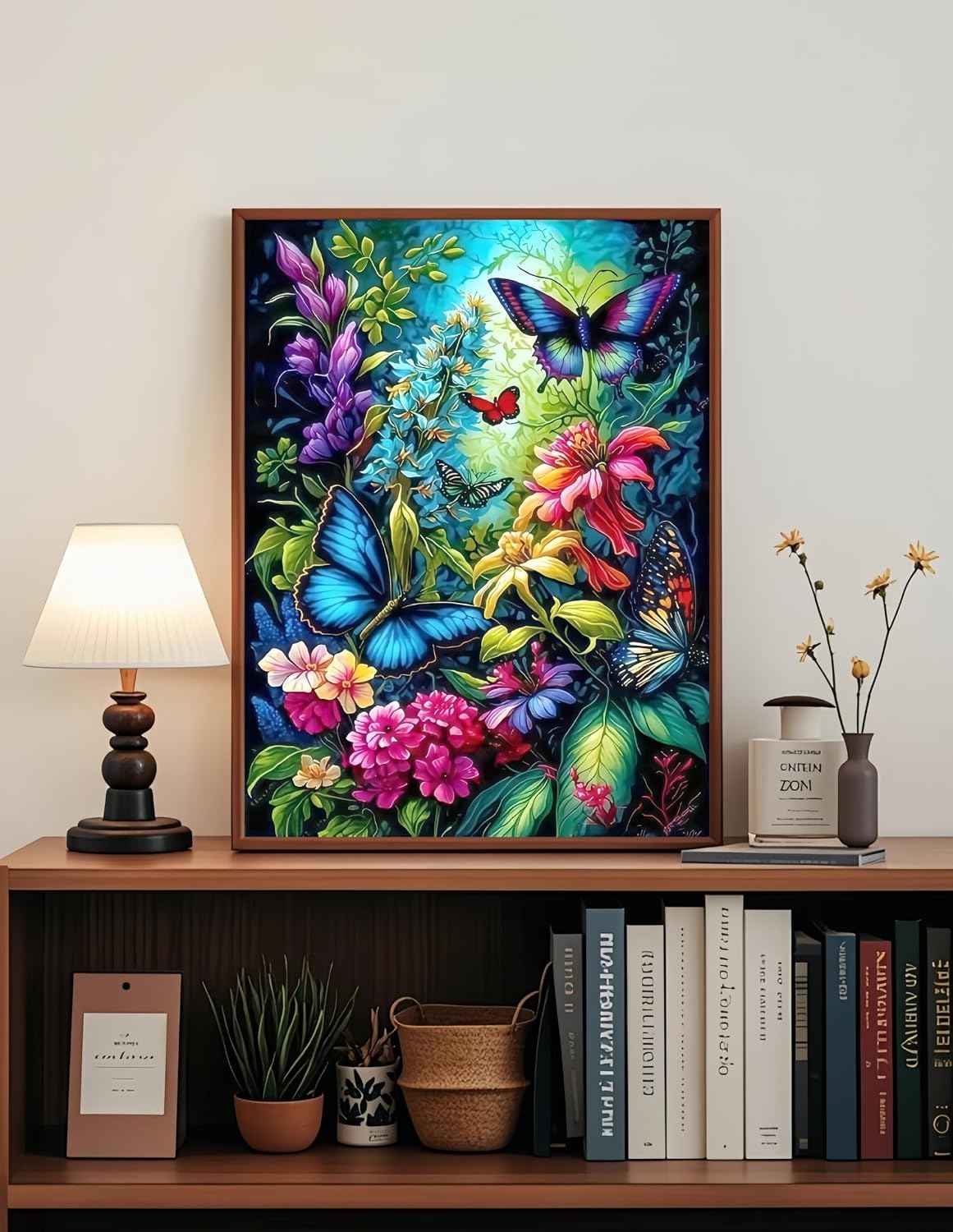 Diamond Art Kits for Adult,Midnight Garden Diamond Painting,11.8X15.8inch