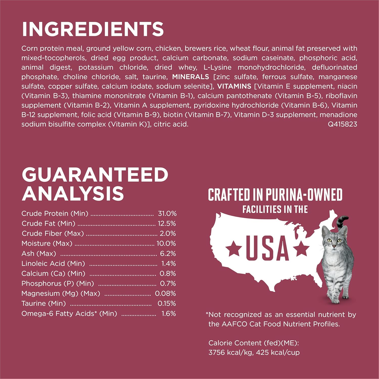 Purina ONE High Protein Urinary Tract Health Dry Cat Food, 16 lb Bag
