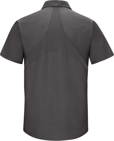 Red Kap Mens Short Sleeve Work Shirt with Mimix