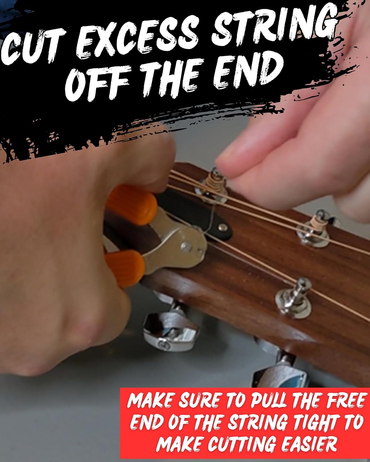 3-in-1 Guitar String Changing Tool for Acoustic & Electric Guitars