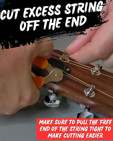 3-in-1 Guitar String Changing Tool for Acoustic & Electric Guitars
