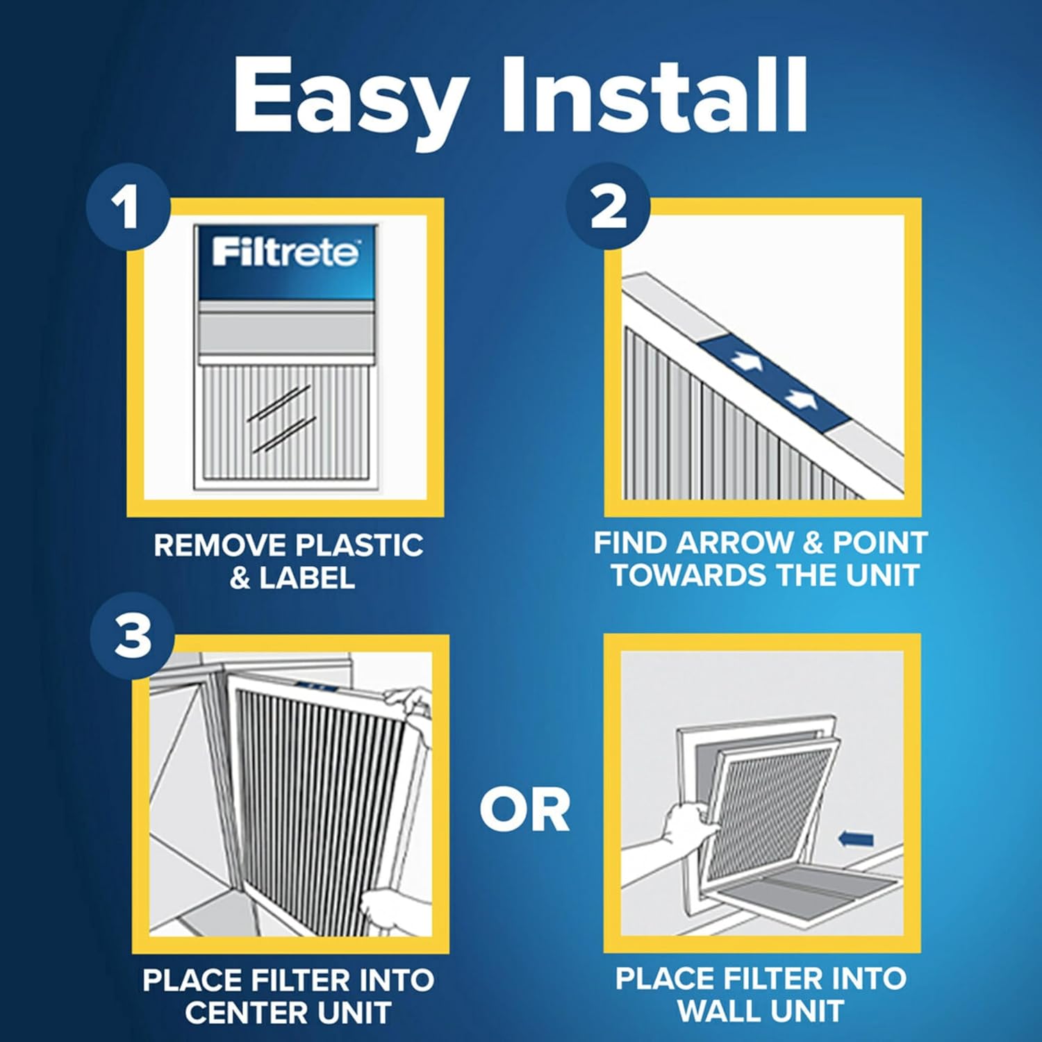 Filtrete 20x30x1 Air Filter, MERV 8, MPR 700, 4 HVAC Filters