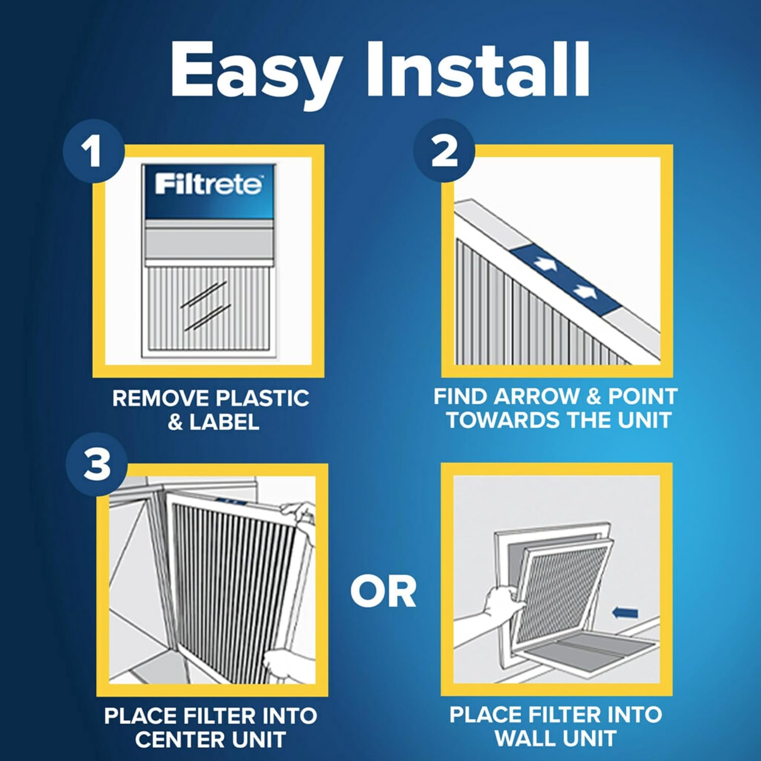 Filtrete 14x30x1 Air Filter, MERV 8, MPR 700, 6 HVAC Filters