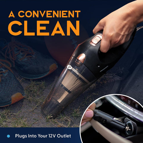 ThisWorx Handheld Car Vacuum, Portable Car Vacuum Cleaner with 16Ft Cord