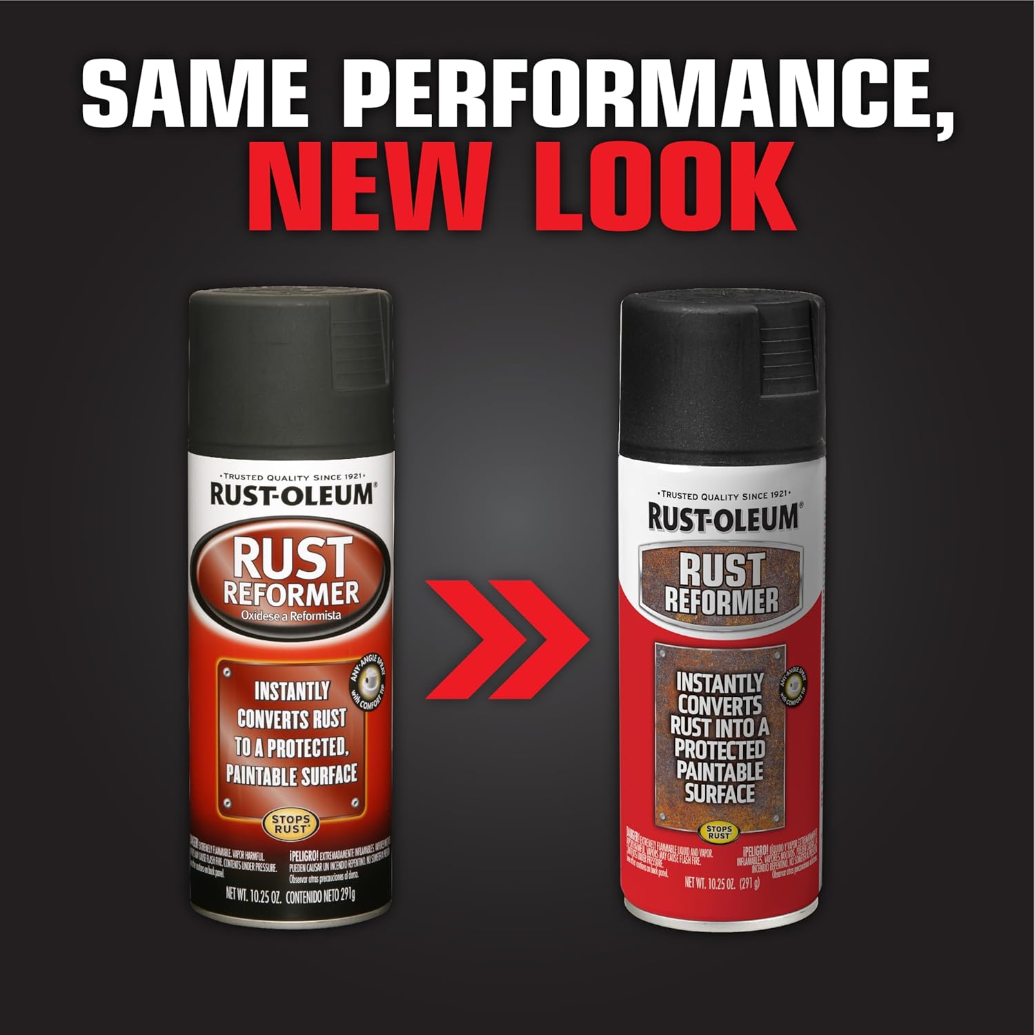 Rust-Oleum Stops Rust Reformer Black Spray Paint for Painted and Bare Metal