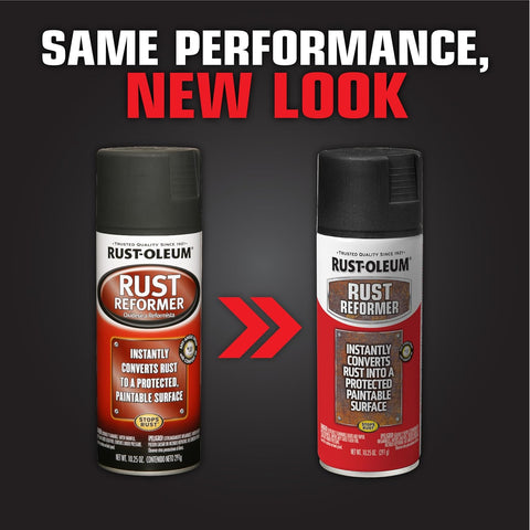 Rust-Oleum Stops Rust Reformer Black Spray Paint for Painted and Bare Metal
